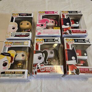 Harley Quinn 6 Pop Vinyl Lot You get all 6